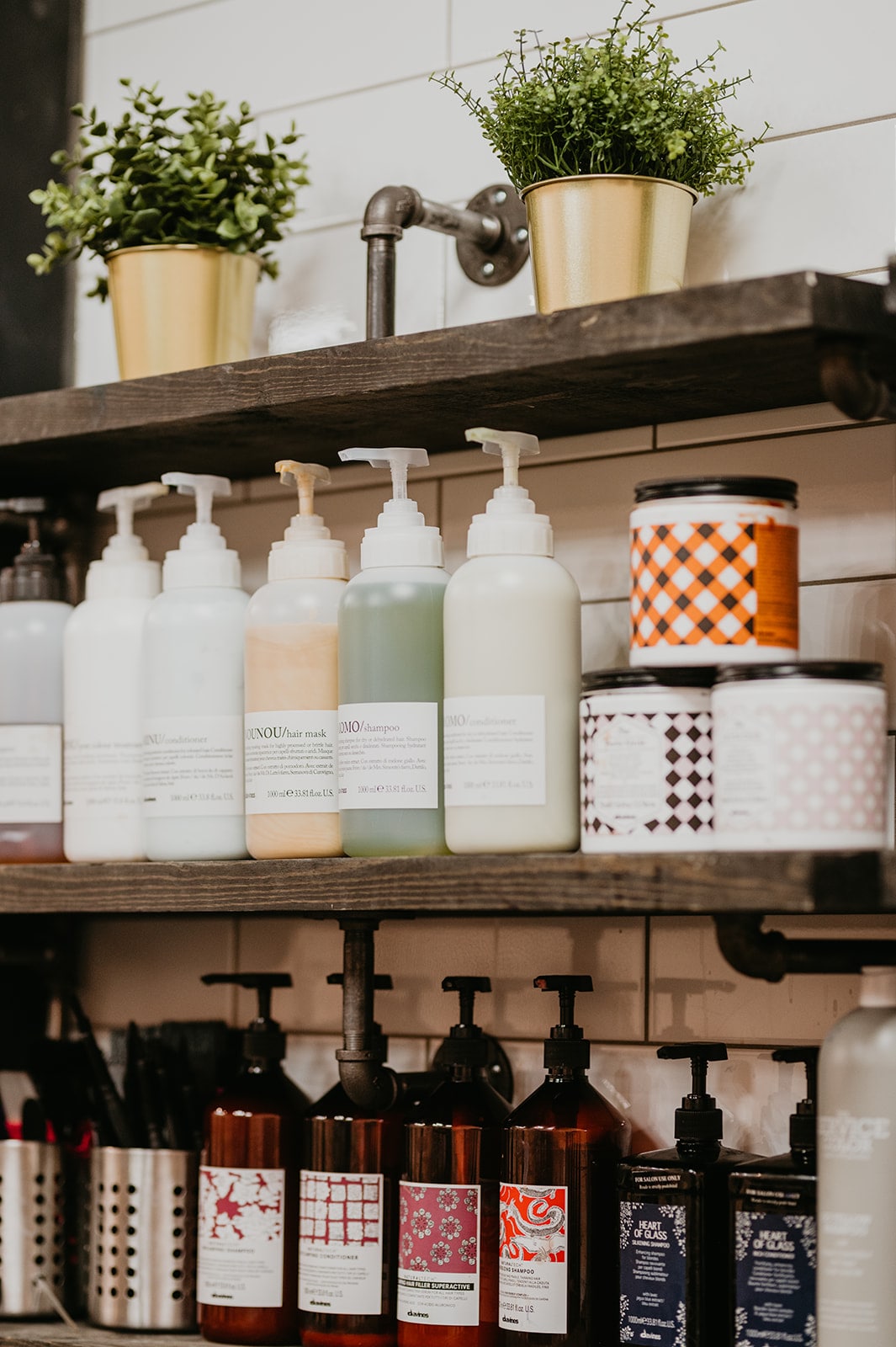 Not all professional grade products are suitable for hair extensions. DAVINES OUR PREFERED PRODUCT LINE.